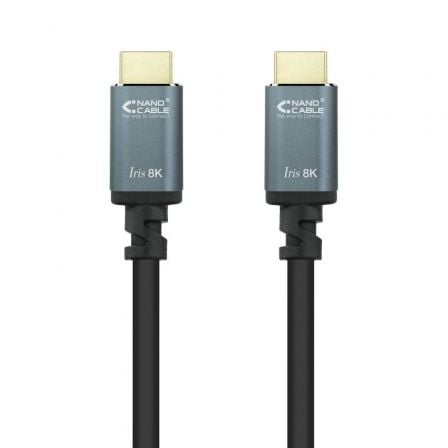 art_nan-cab20hdmi20102015208001_1 Cable HDMI 2.1 8K Nanocable 10.15.8001/ HDMI Macho - HDMI Macho/ 1m/ Negro
