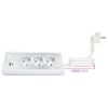 Regleta con Interruptor Nanocable 10.37.0013-W/ 3 Tomas de Corriente/ 1 USB/ 1 USB Tipo-C/ Cable 1.5m/ Blanca