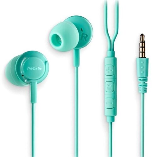 art_ngs-aur20cross20drift20gree_1 Auriculares Intrauditivos NGS Cross Drift/ con Micrófono/ Jack 3.5/ Verdes