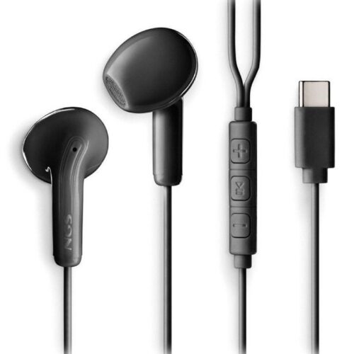 art_ngs-aur20cross20glide20bk_1 Auriculares Intrauditivos NGS Cross Glide/ con Micrófono/ USB Tipo-C/ Negros
