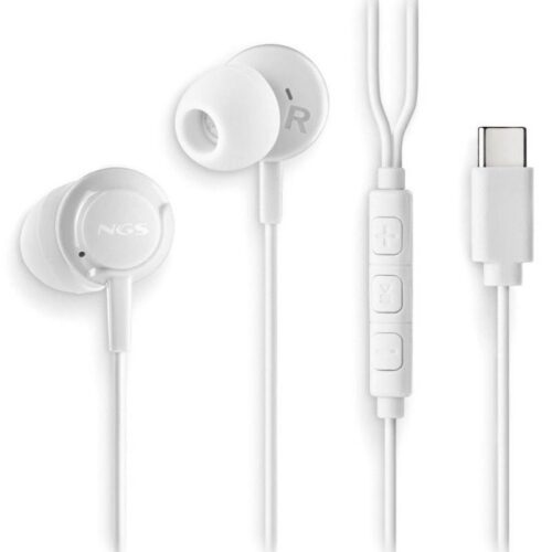 art_ngs-aur20cross20step20wh_1 Auriculares Intrauditivos NGS Cross Step/ con Micrófono/ USB Tipo-C/ Blancos