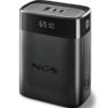 Powerbank 30000mAh NGS TWIX30/ 140W/ Compatible con Portátiles/ Negra