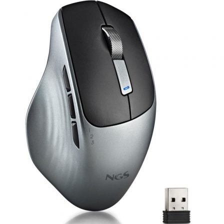 Ratón Inalámbrico NGS Lush-RB/ Hasta 1600 DPI