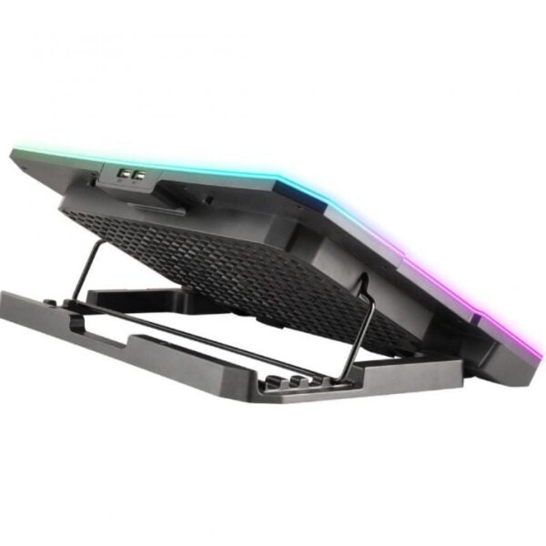 Soporte Refrigerante NGS Hero Stand para Portátiles hasta 15.6"/ Iluminación LED