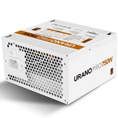 Fuente de Alimentación Nox Hummer Urano Pro White/ 750W/ Ventilador 12cm/ 80 Plus Bronze