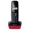 Teléfono Inalámbrico Panasonic KX-TG1611/ Negro y Rojo