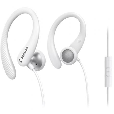 art_phil-aur20taa1105wt_1 Auriculares Deportivos Philips TAA1105WT/ con Micrófono/ Jack 3.5/ Blancos