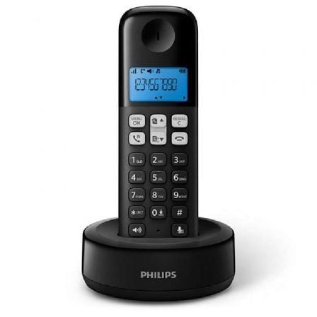 art_phil-tel20d1611b2034_1 Teléfono Inalámbrico Philips D1611B/34/ Negro