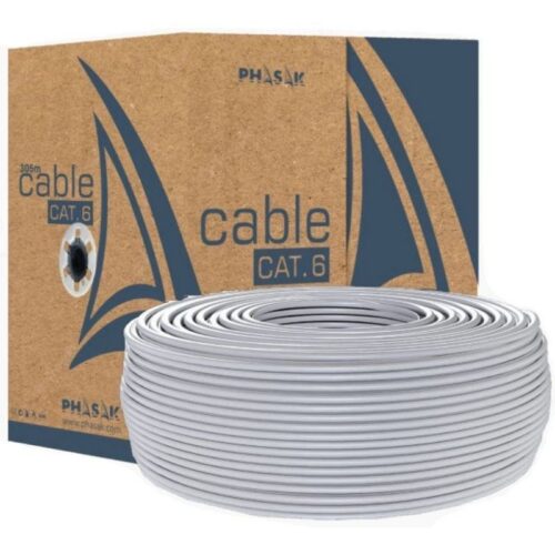 art_phk-cab20phr206100_1-1 Bobina de Cable RJ45 UTP Phasak PHR 6100 Cat.6/ 100m