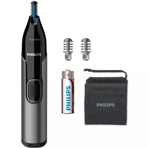 art_phpae-cor20nose20trim203650_1-1 Perfilador Philips Nose Trimmer 3650 Serie 3000/ a Pilas/ 3 Accesorios