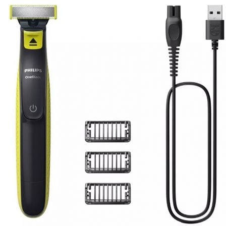 art_phpae-cor20ob20qp27242010_1 Cortabarbas Philips Oneblade QP2724/10/ con Batería/ 3 Accesorios
