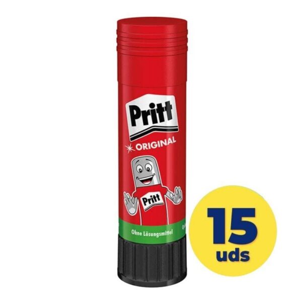 Expositor de Pegamento en Barra Pritt 43g - 15 Unidades