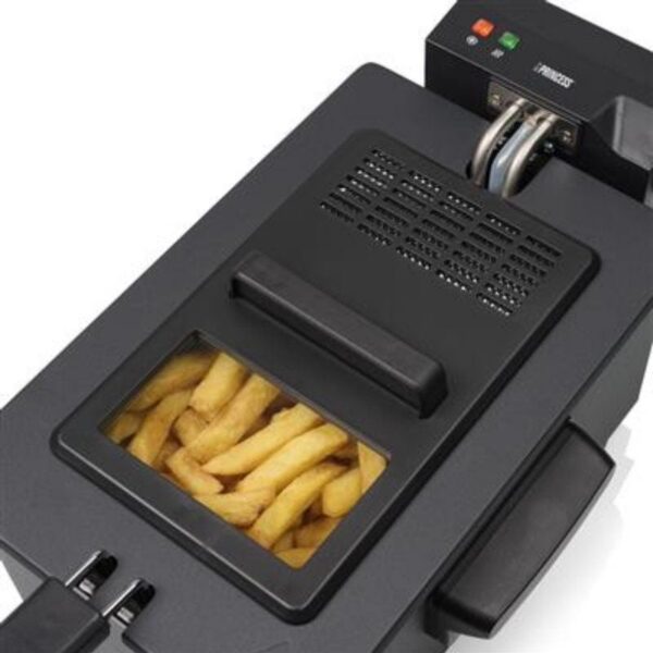 Freidora Princess 3L Acero Inoxidable - 2000W - Fritura Saludable