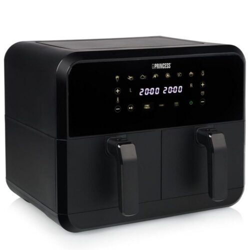 art_prin-pae-fre20182068_1-1 Freidora por Aire Airfryer / Sin Aceite Princess Double Basket Airfryer 182068/ 2400W/ Capacidad 8L