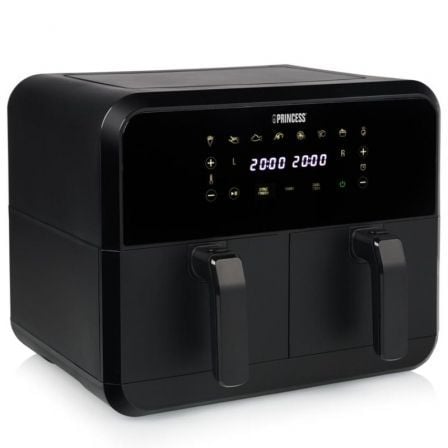 art_prin-pae-fre20182068_1 Freidora por Aire Airfryer / Sin Aceite Princess Double Basket Airfryer 182068/ 2400W/ Capacidad 8L