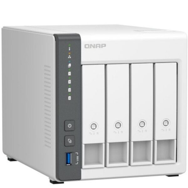 QNAP TS-433-4G: NAS de 4 Bahías con 4GB RAM - Almacenamiento Seguro y Rápido