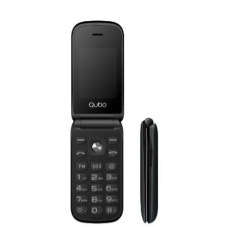art_qub-tel20x-209204g20bk_1 Teléfono Móvil Qubo X-209 4G para Personas Mayores/ Negro