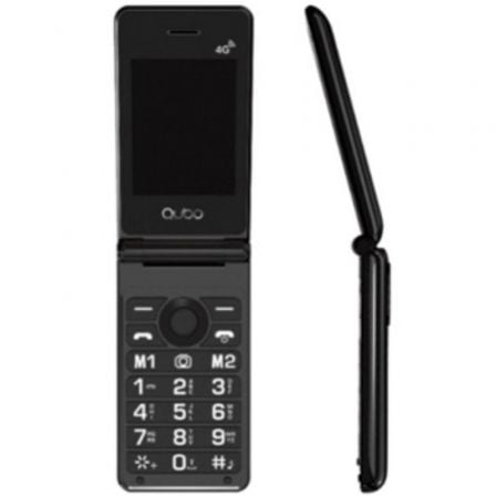 art_qub-tel20x-28204g20bk_1 Teléfono Móvil Qubo X-28 4G para Personas Mayores/ Negro