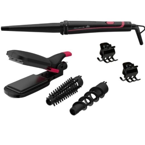 art_row-pae-plp20cf422lf0_1-1 Rizador para el Pelo Rowenta Multistyler CF422LF0/ Negro y Rosa