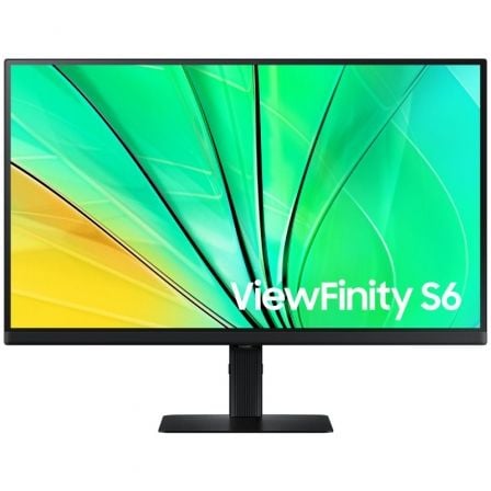 Monitor Profesional Samsung ViewFinity S6 S27D600EAU 27"/ QHD/ Regulable en Altura/ Negro