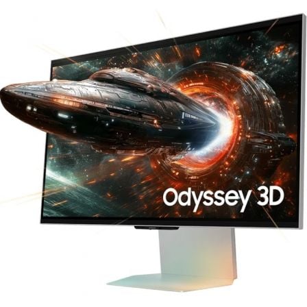 art_sam-m20s27fg904xu_1 Monitor Gaming Samsung Odyssey 3D G90XF S27FG904XU 27"/ 4K/ 1ms/ 165Hz/ 3D/ Multimedia/ Regulable en altura/ Plata