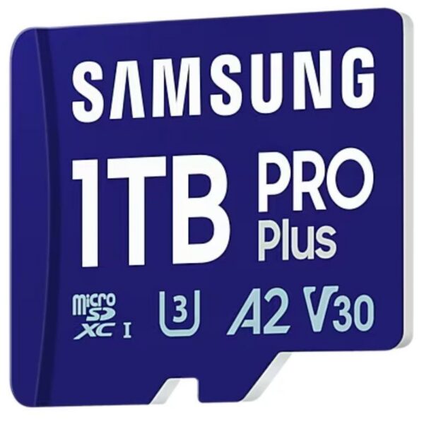 Tarjeta de Memoria Samsung PRO Plus 2024 1TB microSD XC/ Clase 10/ 180MBs