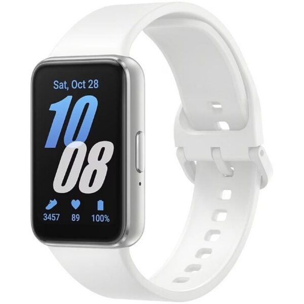 Pulsera Samsung Galaxy Fit 3 Plateada - 13 Días de Batería, Pantalla AMOLED 1.6'