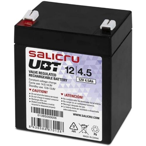 Batería Salicru UBT 12/4.5 Ah - Compatible con SAI Salicru