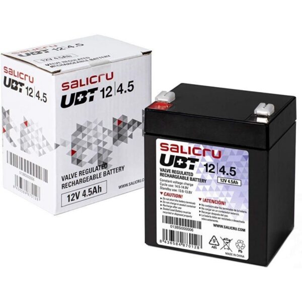 Batería Salicru UBT 12/4.5 Ah - Compatible con SAI Salicru