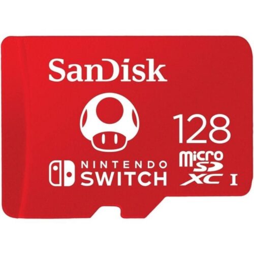 Tarjeta MicroSD SanDisk 128GB para Nintendo Switch - Velocidad 100MB/s