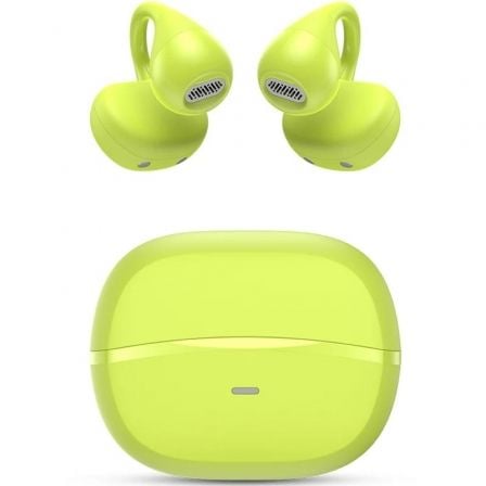 art_spc-aur20boost20clip20gree_1 Auriculares Bluetooth SPC Boost Clip con estuche de carga/ Autonomía 6h/ Verdes Lima