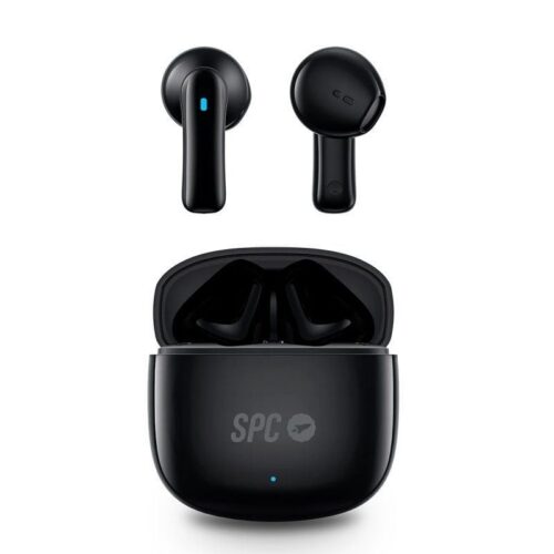 Auriculares Bluetooth SPC Zion 2 Play - 7h Autonomía + 28h con Estuche de Carga - Negros