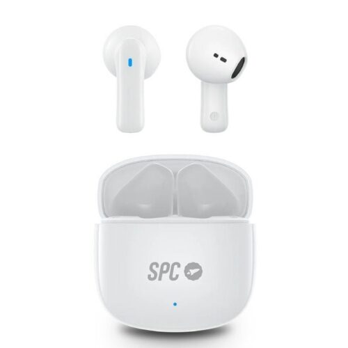 Auriculares Bluetooth SPC Zion 2 Play con Estuche de Carga - 28h Autonomía - Blancos