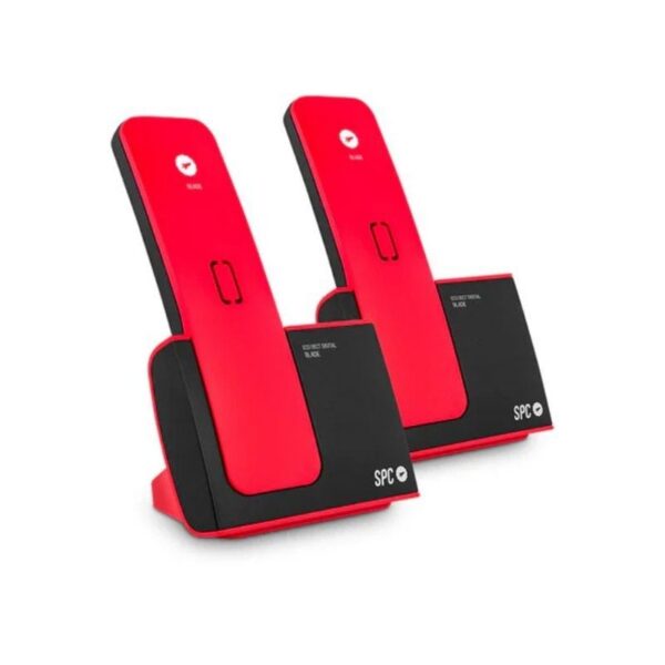Teléfono Inalámbrico SPC Blade 7292RC2 - Pack DUO - Rojo y Negro