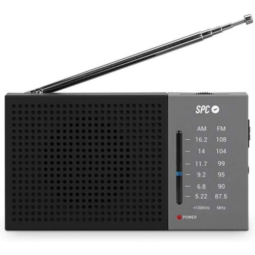 art_spc-radio204584n_1-1 Radio Portátil SPC Jetty Lite - AM/FM con Altavoz y Auriculares