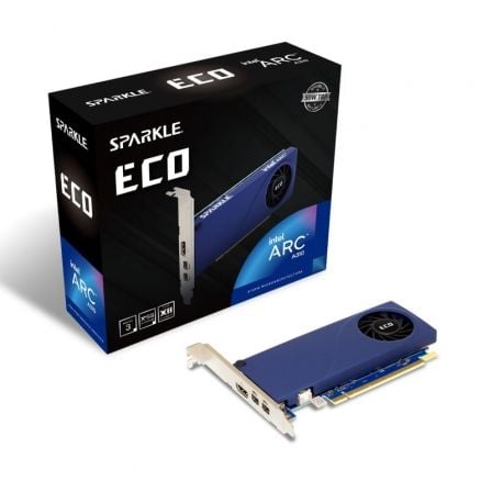 art_spk-gf20arc20a31020eco204g_1 Tarjeta Gráfica Sparkle Intel Arc A310 ECO/ 4GB GDDR6/ Compatible con Perfil Bajo