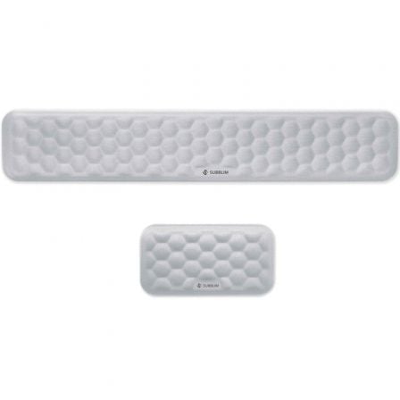 art_sub-alf20pack20ergo20airp20sv_1 Pack de 2 Reposamuñecas Subblim Ergo AirPadding/ Plateadas