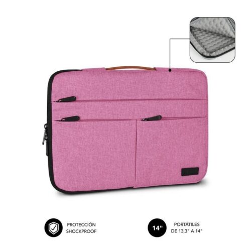 art_sub-funda20ap360201420pk_1-1 Funda SUBBLIM Air Padding 360 para Portátiles 14" - Protección Total y Múltiples Bolsillos