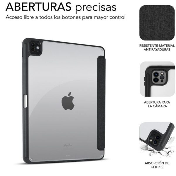 art_sub-funda20cst-5sc401_2 Funda Subblim Clear Shock Case para iPad Pro 11" 2024 M4 - Protección Total y Estilo