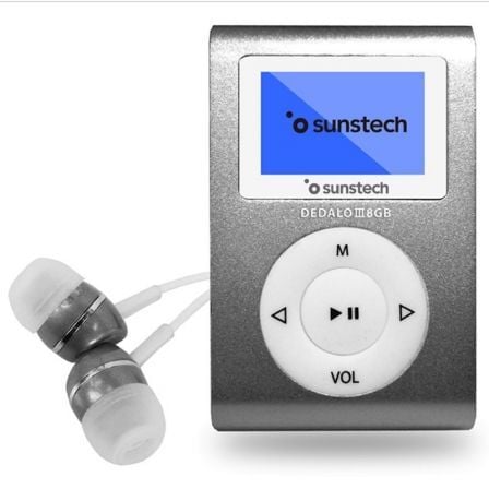 art_sun-mp320dedaloiii8gbgy_1 Reproductor MP3 Sunstech Dedalo III/ 8GB/ Radio FM/ Gris