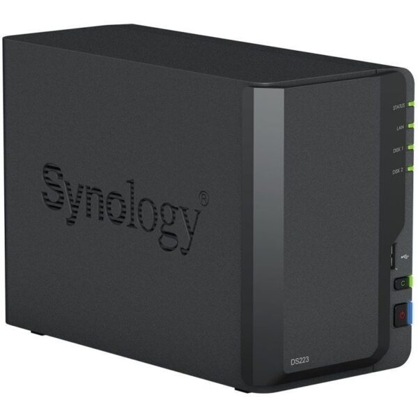 Synology DiskStation DS223 - NAS 2 Bahías para Hogar y Pequeñas Oficinas
