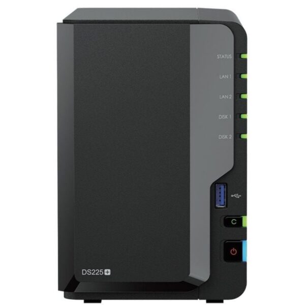 Synology DiskStation DS225+ - NAS de 2 Bahías con 2GB DDR4