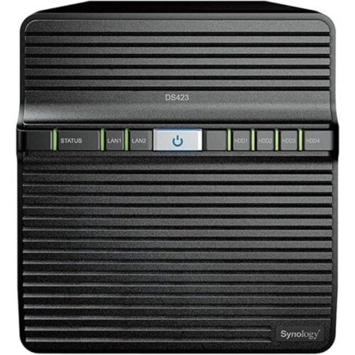 Synology DiskStation DS423 - NAS 4 Bahías con 2GB DDR4 para Almacenamiento Seguro y Colaboración