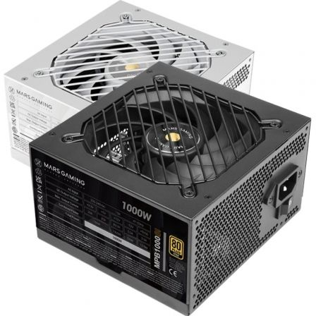 art_tac-fuente20mpb1000si20bk_1 Fuente de Alimentación Mars Gaming MPB1000SI/ 1000W/ Ventilador 14cm/ 80 Plus Gold
