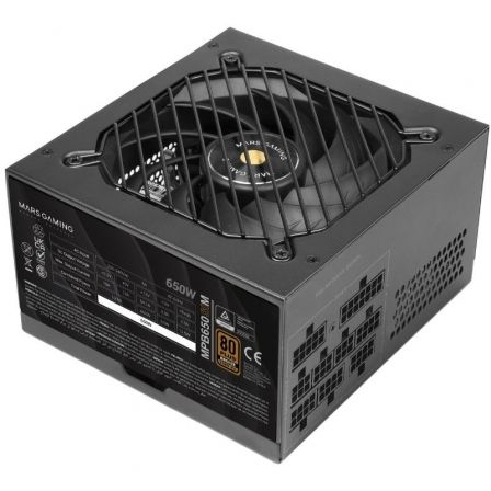 art_tac-fuente20mpb650sim20bk_1 Fuente de Alimentación Mars Gaming MPB650SIM/ 650W/ Ventilador 12cm/ 80 Plus Bronze