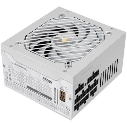 art_tac-fuente20mpb850sim20wh_1 Fuente de Alimentación Mars Gaming MPB850SIM/ 850W/ Ventilador 14cm/ 80 Plus Bronze/ Blanca