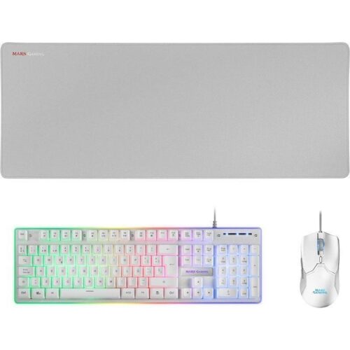 art_tac-pack20mcpx20wh_1-1 Pack Gaming Mars MCPX: Teclado H-MECH, Ratón 10K DPI y Alfombrilla XXL