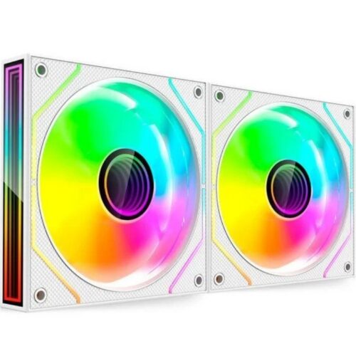 Pack 2 Ventiladores ARGB Mars Gaming MF-3DPROX2 - 120mm - Silenciosos y RGB