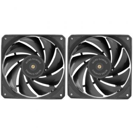 art_tac-ref20mf-nclx220bk_1 Pack 2 Ventiladores Mars Gaming MF-NCLX2/ 12cm