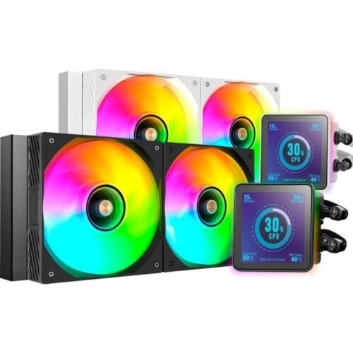 Refrigeración Líquida Mars Gaming ML-VISIONPRO240 - 240mm ARGB con Pantalla IPS 4"